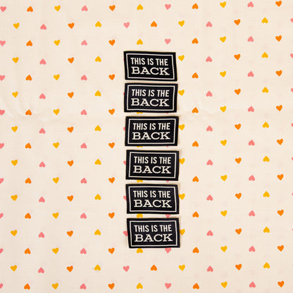 This Is The Back Label (Black) by Shelli Can