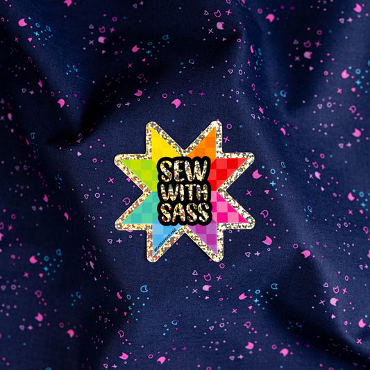 Sew With Sass Sticker by Sassafras Lane
