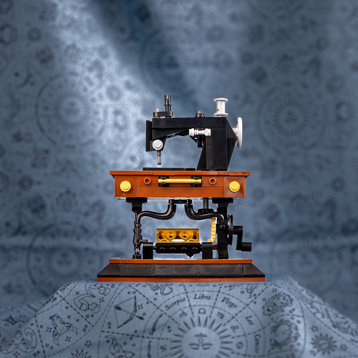 Sewing Machine Building Blocks by Sallie Tomato