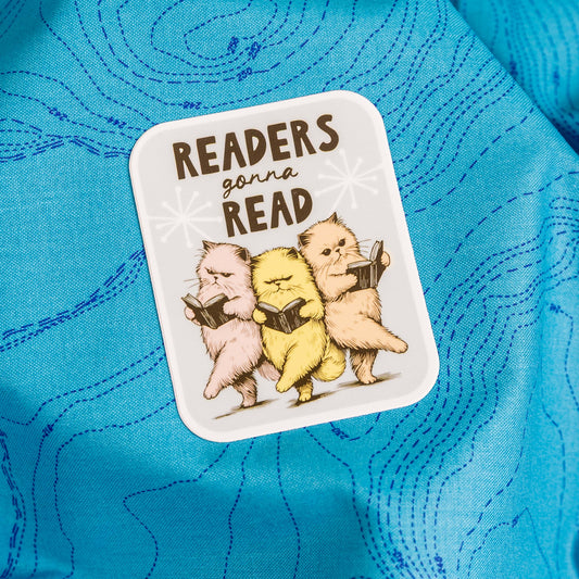 Readers Gonna Read - Sticker by Yarnival Stickers