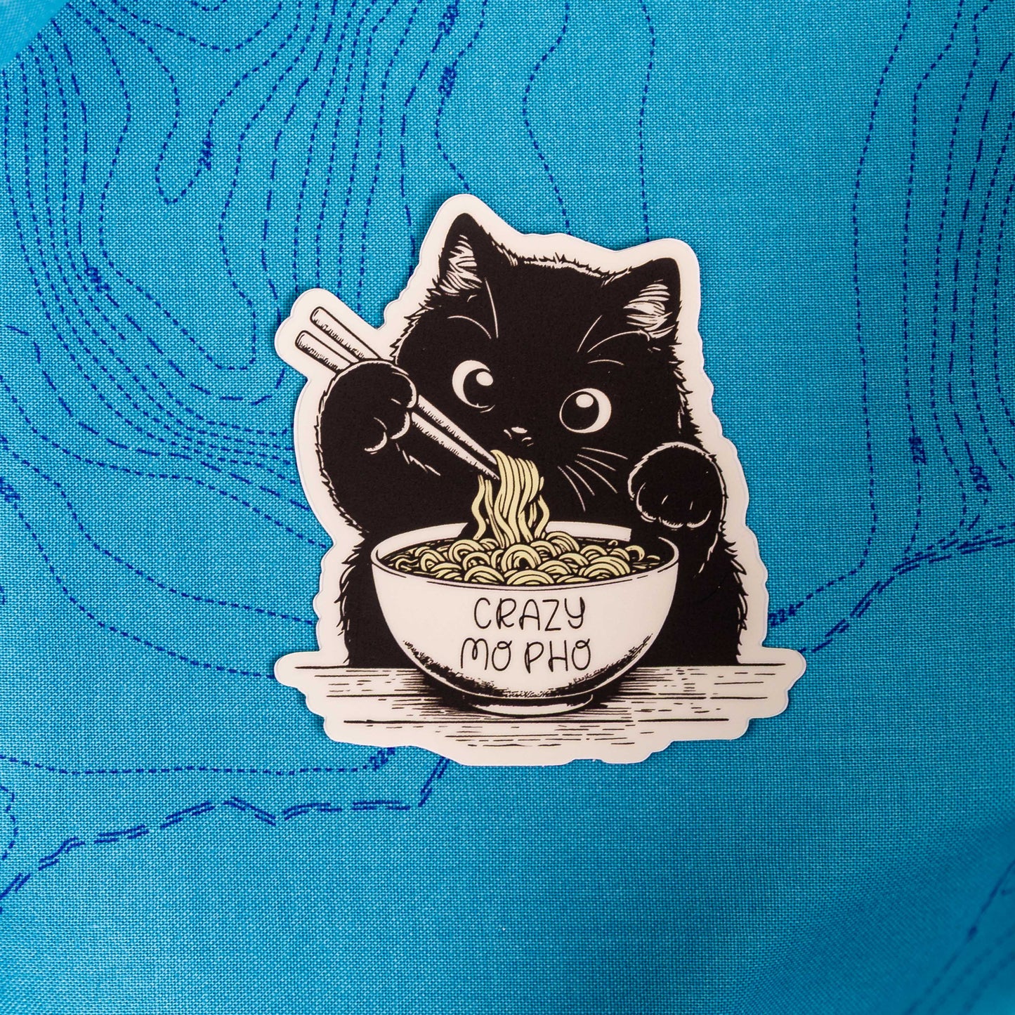 Crazy Mo Pho - Sticker by Yarnival Stickers