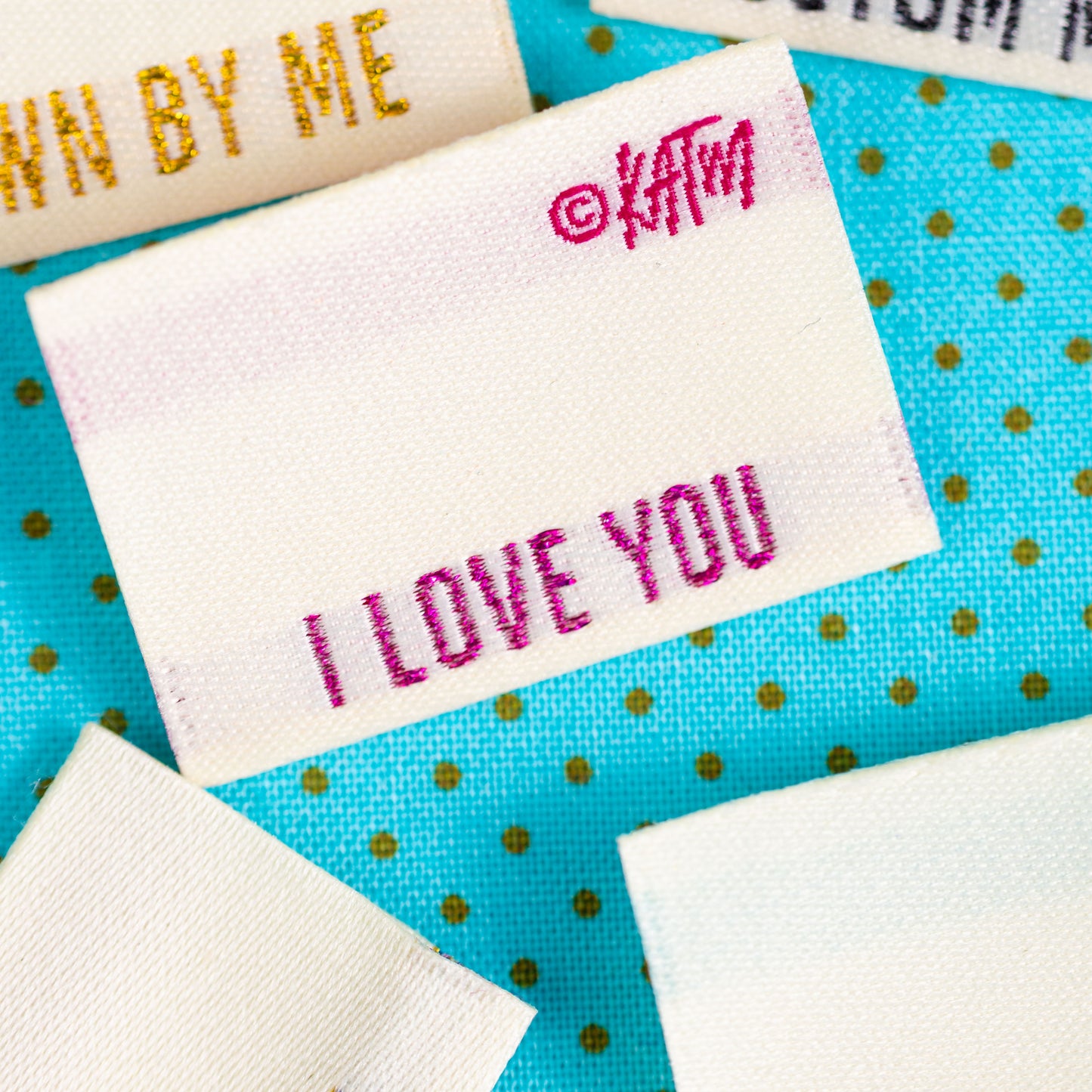 Metallic Side Seams (Cream) | 6 Sew-in Labels by Kylie and the Machine