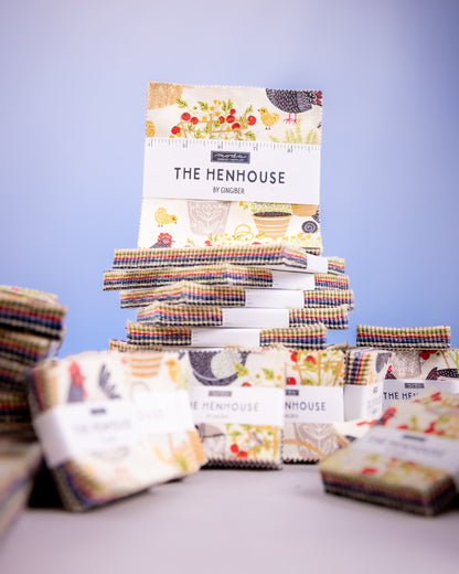 The Henhouse Charm Pack 48430PP Precut by Gingiber for Moda