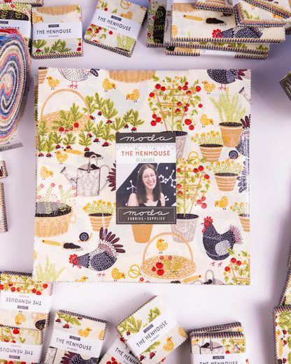 The Henhouse Layer Cake® 48430LC Precut by Gingiber for Moda