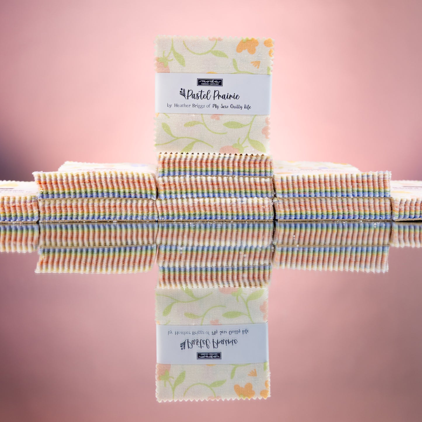 Pastel Prairie Mini Charm 31780MC Precut by My Sew Quilty Life for Moda