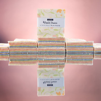 Pastel Prairie Mini Charm 31780MC Precut by My Sew Quilty Life for Moda