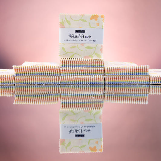 Pastel Prairie Mini Charm 31780MC Precut by My Sew Quilty Life for Moda