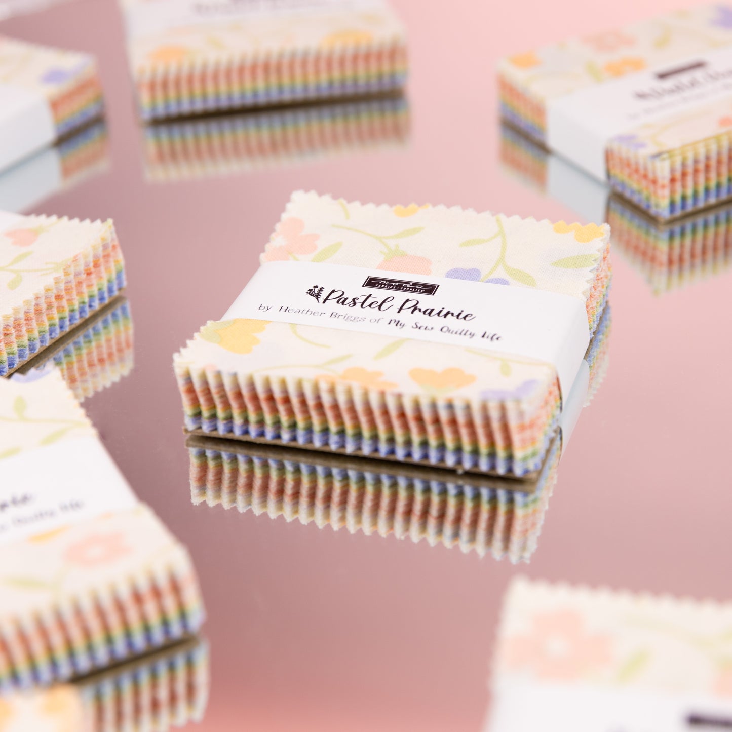 Pastel Prairie Mini Charm 31780MC Precut by My Sew Quilty Life for Moda