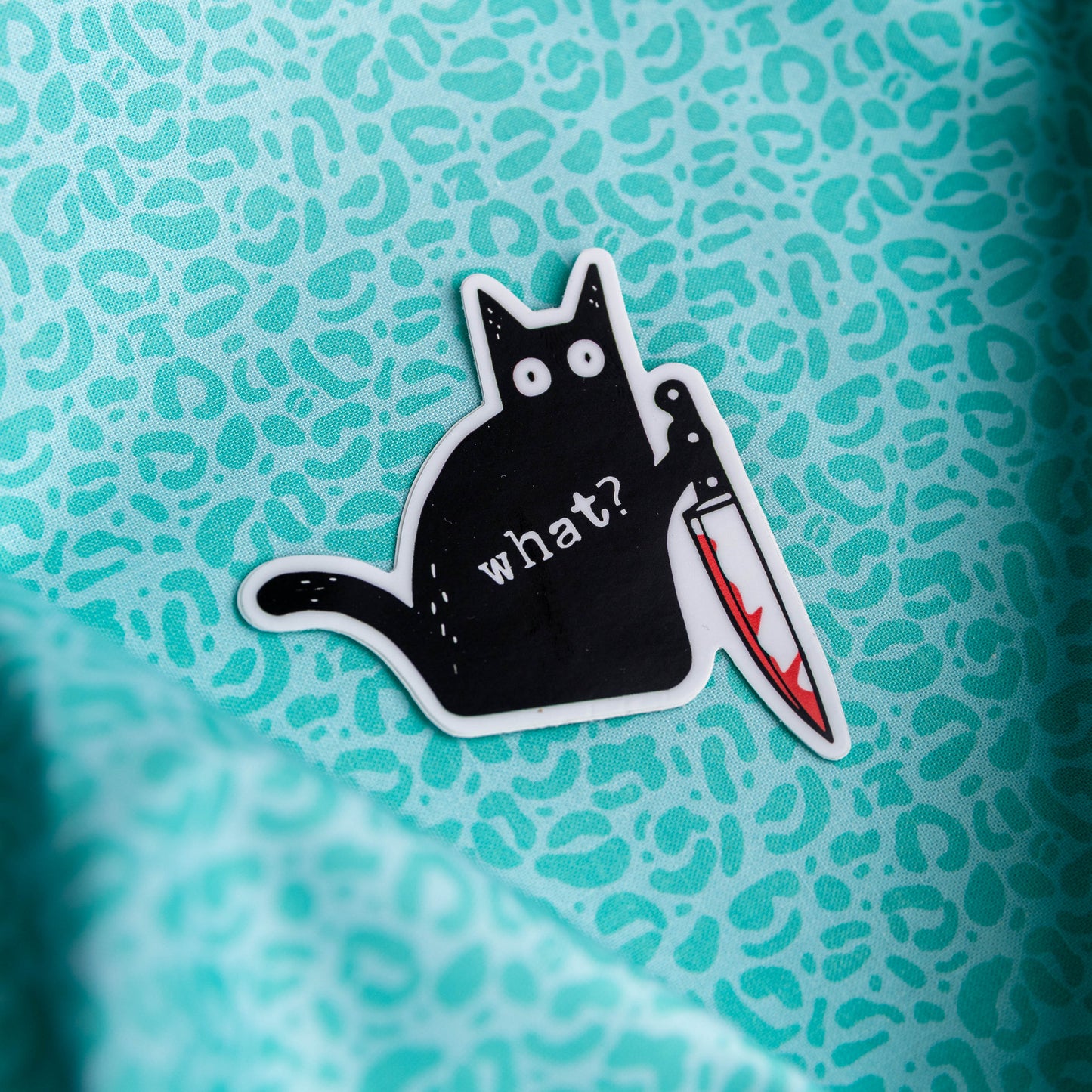 What? - Sticker by Yarnival Stickers