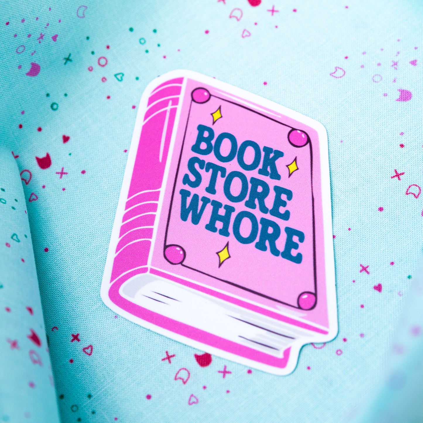 Book Store Whore - Waterproof Vinyl Sticker by TheHissinKitten