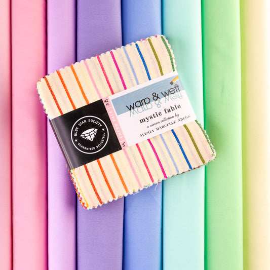 Warp Weft Mystic Fable Charm RS4123PP Precut by Alexia Abegg for Ruby Star Society