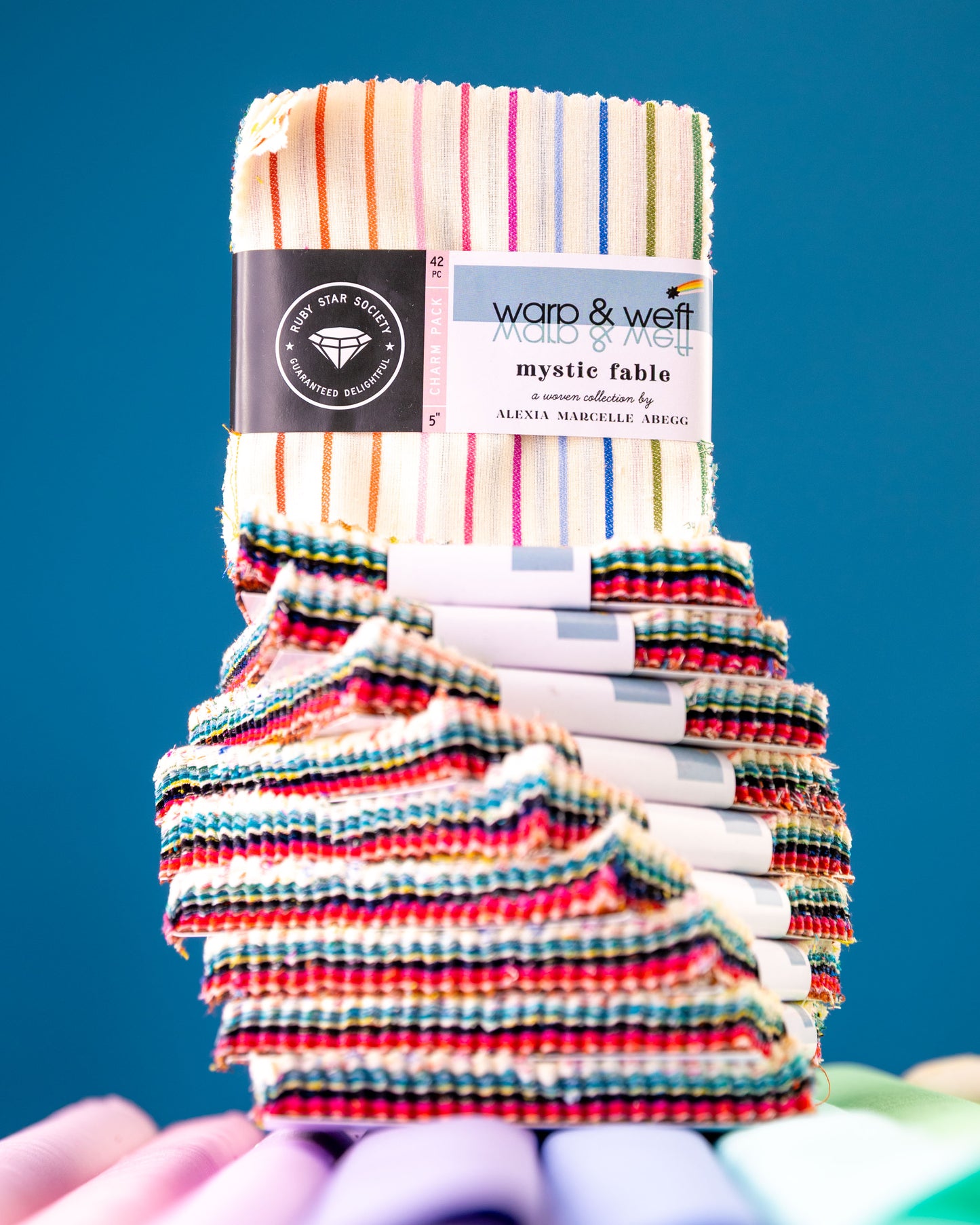 Warp Weft Mystic Fable Charm RS4123PP Precut by Alexia Abegg for Ruby Star Society