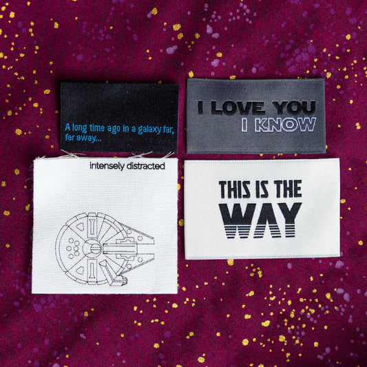 Galaxy Series 1 - Woven Luxe Sew In Label by Intensely Distracted