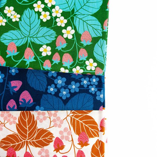 Reimagined Landscape 3 Pc Strawberry Fat Quarter Bundle