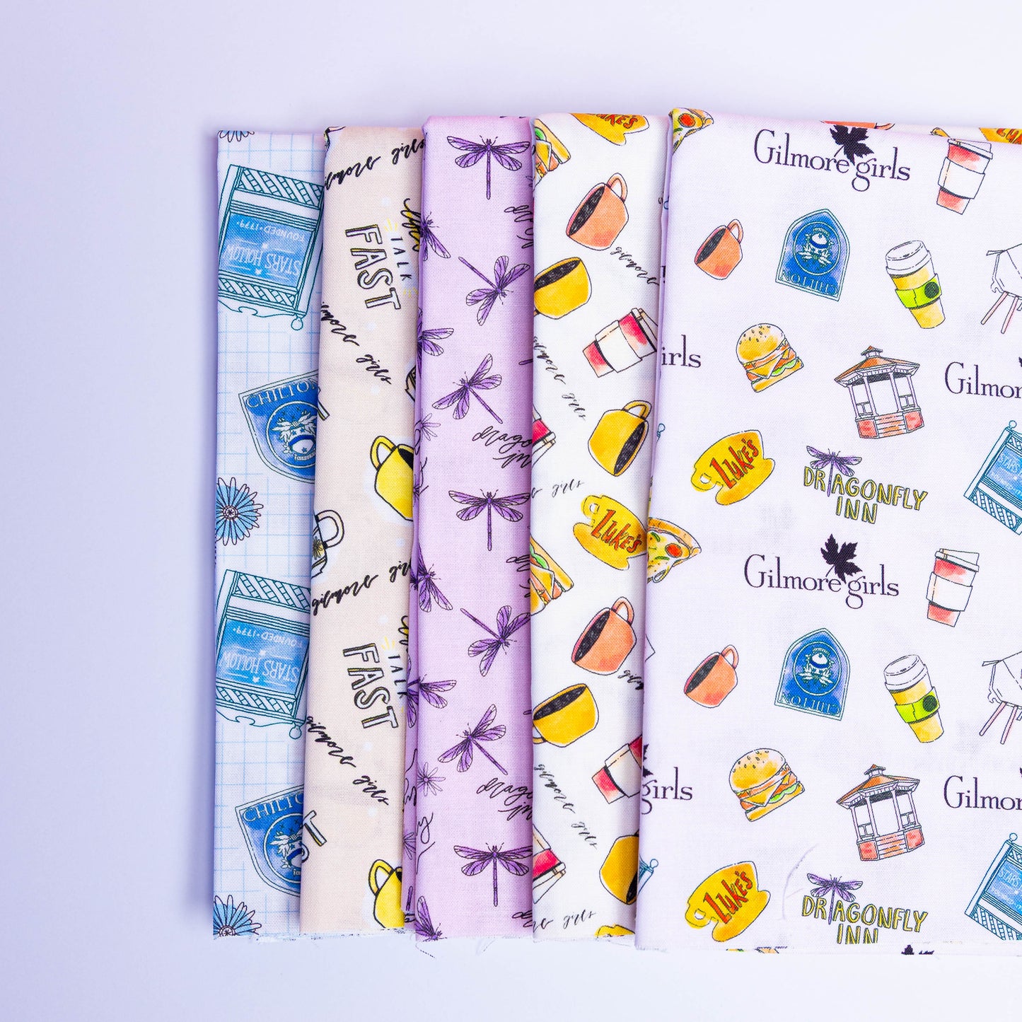 Gilmore Girls Collection II 5 pc Fabric Bundles