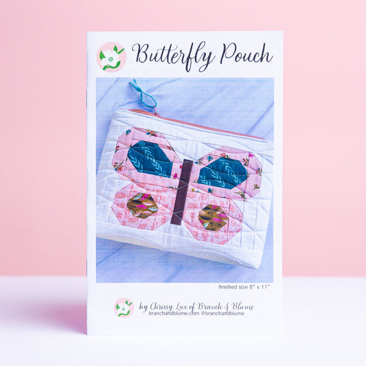 Butterfly Pouch- Paper Pattern - by Branch and Blume