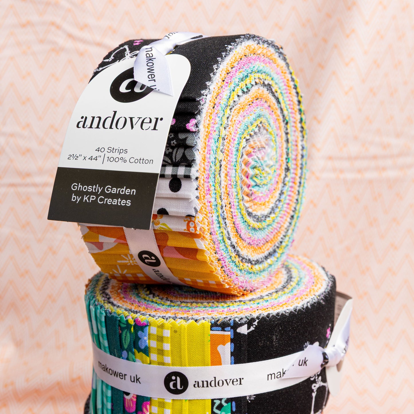 Ghostly Garden 2.5" Strips  by KP Creates for Andover