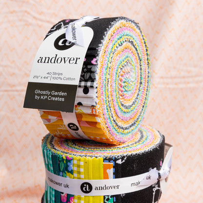 Ghostly Garden 2.5" Strips  by KP Creates for Andover