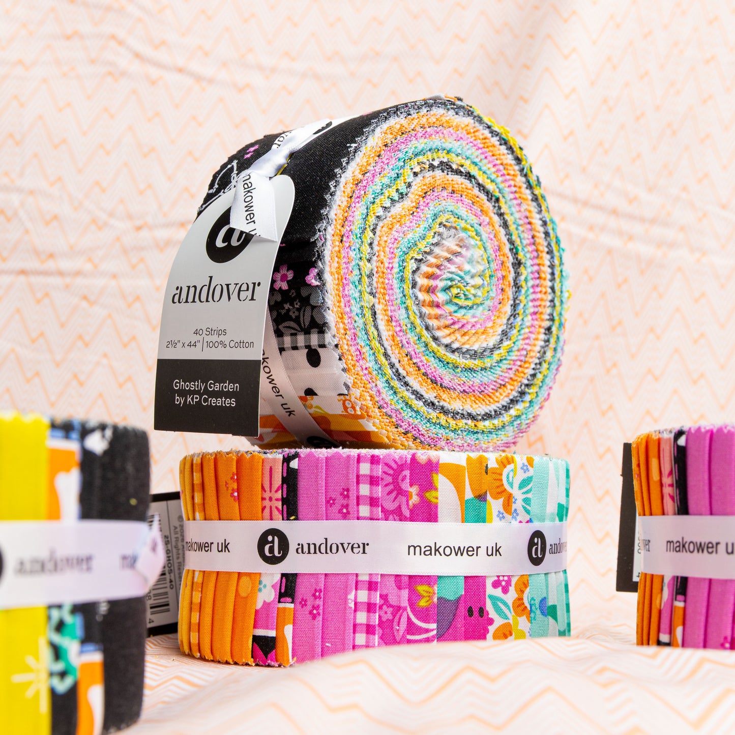 Ghostly Garden 2.5" Strips  by KP Creates for Andover