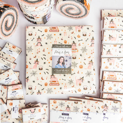 Purrs and Boos Layer Cake by Elena Amo for Moda