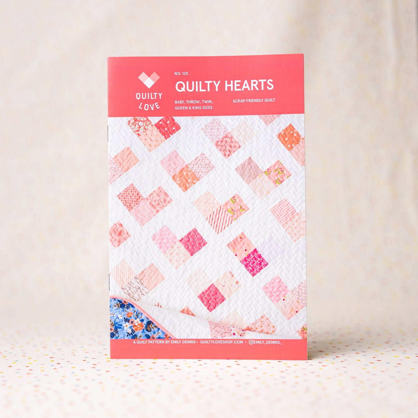 Quilty Hearts Paper Pattern by Quilty Love