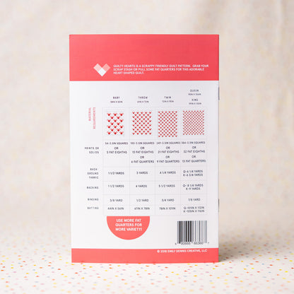 Quilty Hearts Paper Pattern by Quilty Love