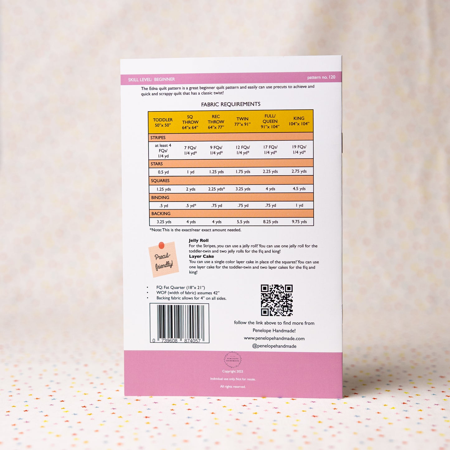 Edna Paper Pattern by Penelope Handmade