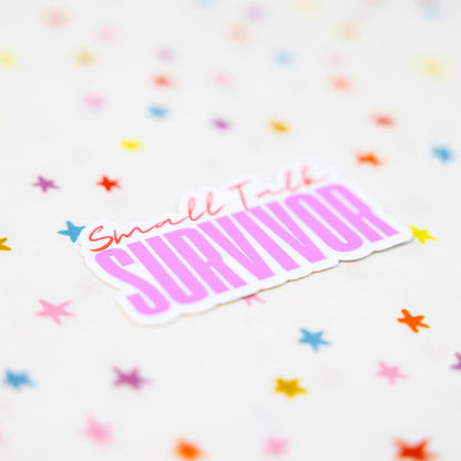 Small Talk Survivor Sticker by Sewing Box
