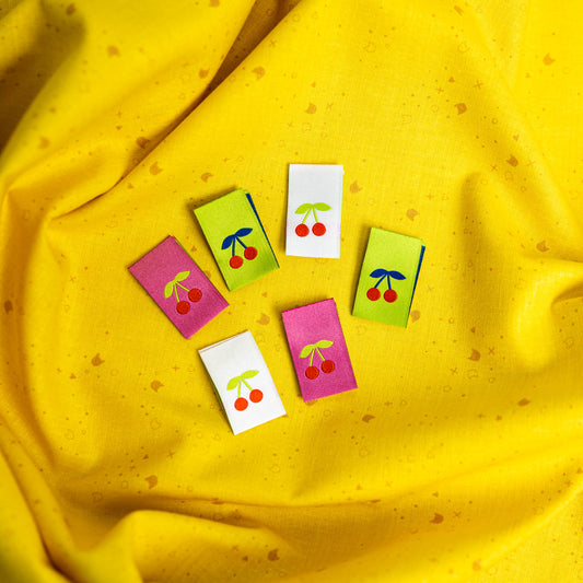 Cherry Sew In Labels by Knot and Thread