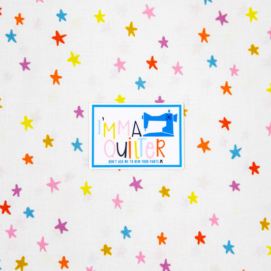Don't Ask Me to Hem Sticker - Kati Cupcake