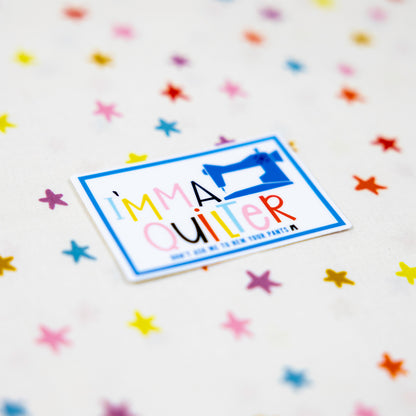 Don't Ask Me to Hem Sticker - Kati Cupcake