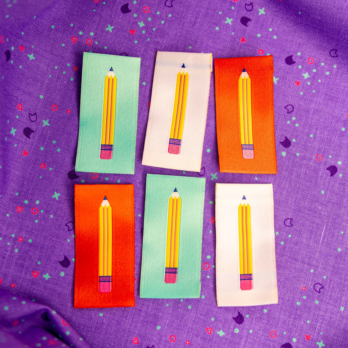 Pencil Sew In Labels by Knot and Thread