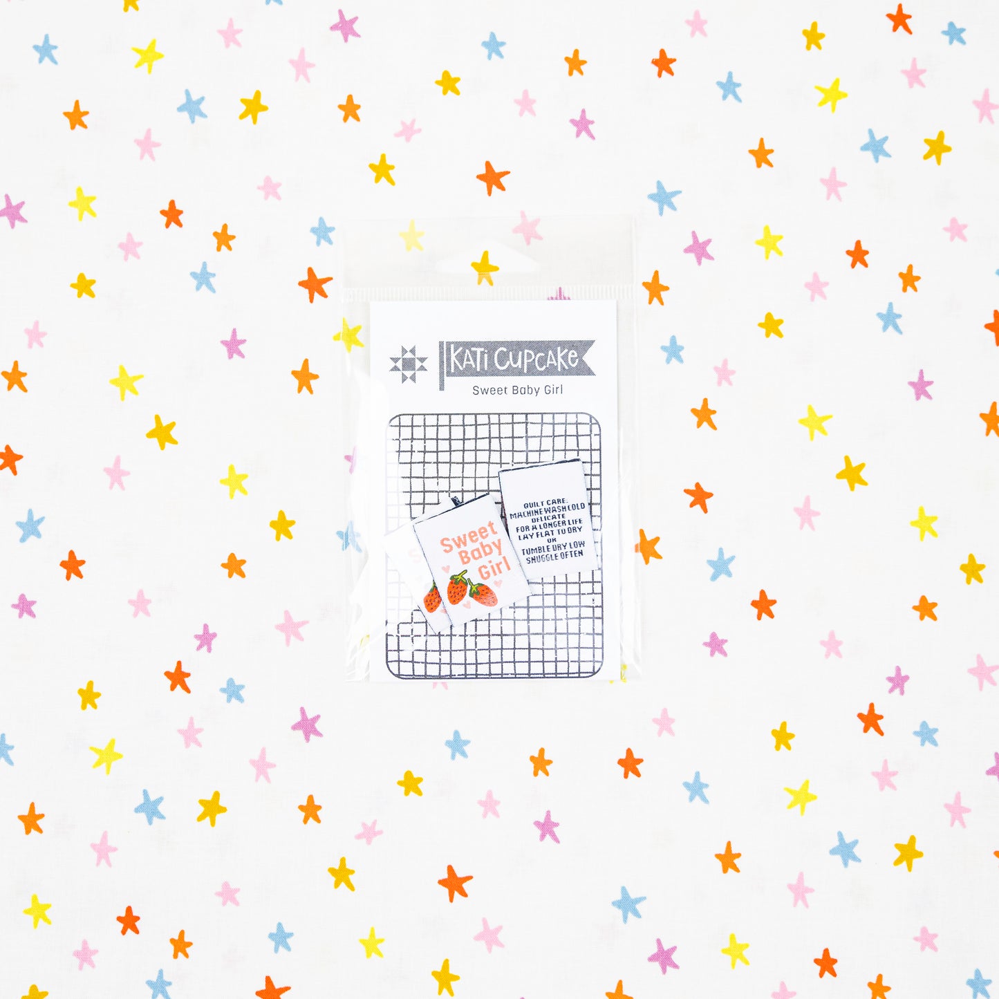 Sweet Baby Girl - Designer Woven Sewing Labels by Kati Cupcake