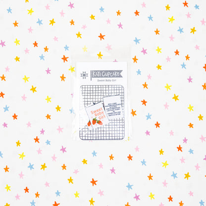 Sweet Baby Girl - Designer Woven Sewing Labels by Kati Cupcake