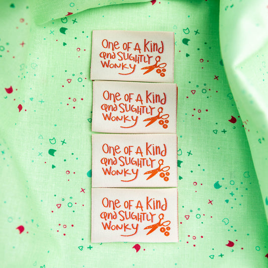Slightly Wonky  Sewing Labels by Kati Cupcake