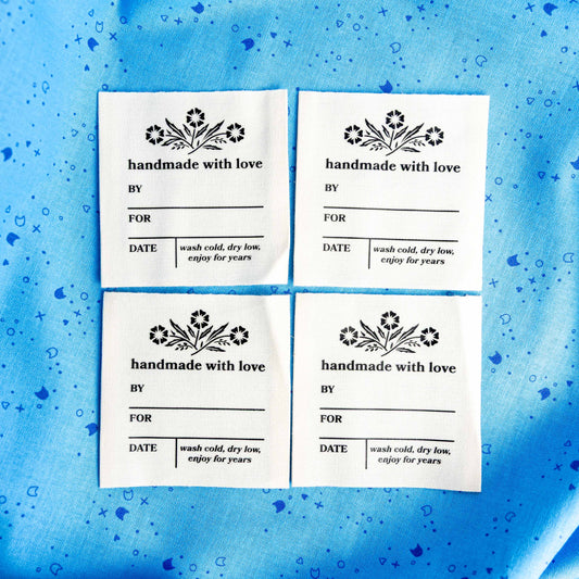 Vintage Handmade Woven Labels by Sarah Hearts
