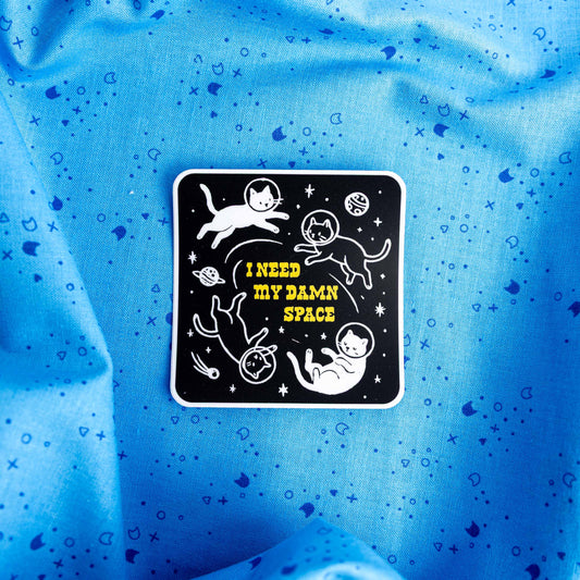 I Need My Space- Sticker by Yarnival Stickers