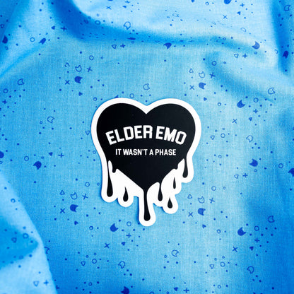 Elder Emo Sticker by Juju and Moxie