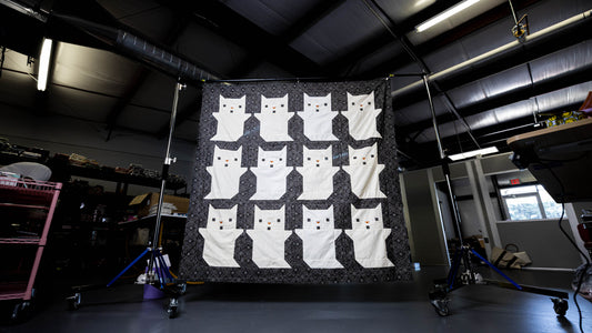 Ghostie Kitties Quilt Kit