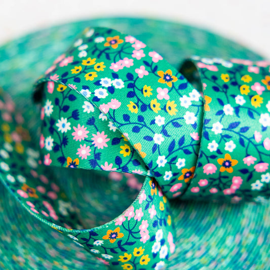 1.5" Clothesline Floral Webbing by Stitch Supply Co
