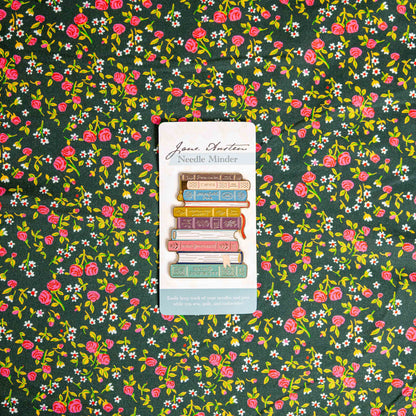 Jane Austen Stacked Books Needle Minder