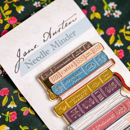 Jane Austen Stacked Books Needle Minder