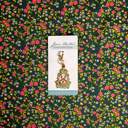 Jane Austen Family Coat of Arms Charm