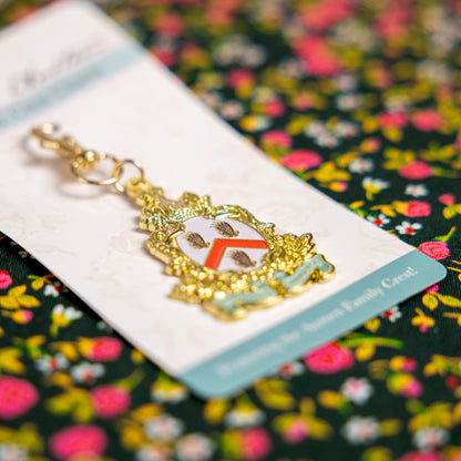 Jane Austen Family Coat of Arms Charm