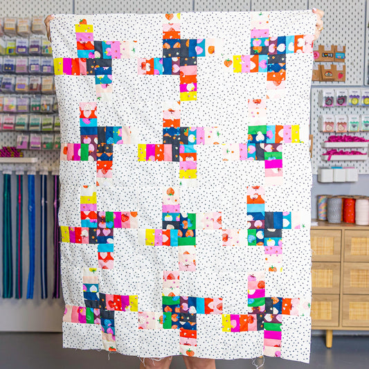 Pinwheel Mini Quilt Kit + Backing
