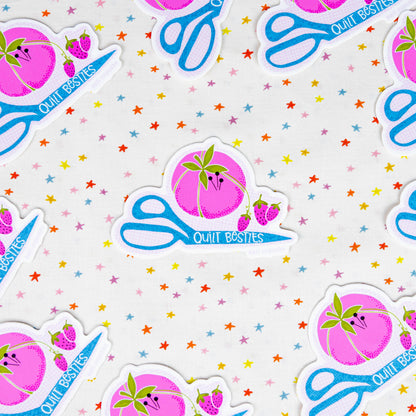 Quilt Besties Sticker by Kati Cupcake