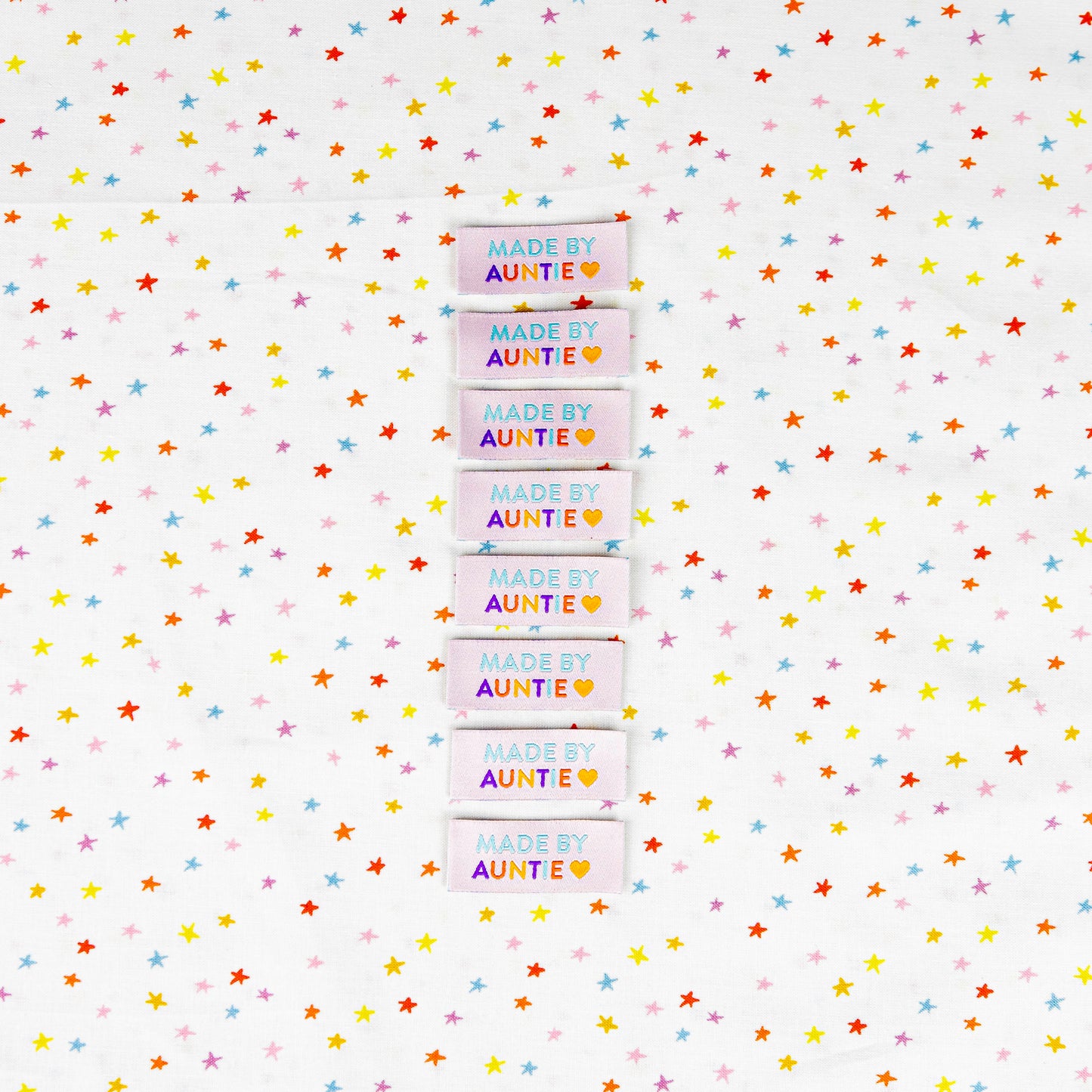 Made by Auntie Woven Labels by Sarah Hearts