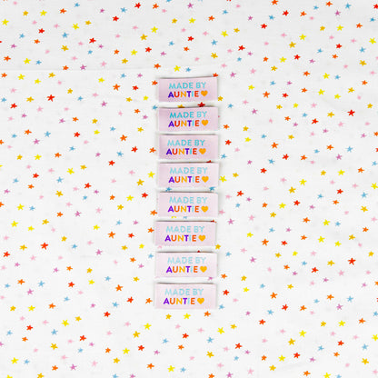 Made by Auntie Woven Labels by Sarah Hearts