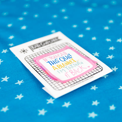 If You Call This Quilt Labels by Kati Cupcake