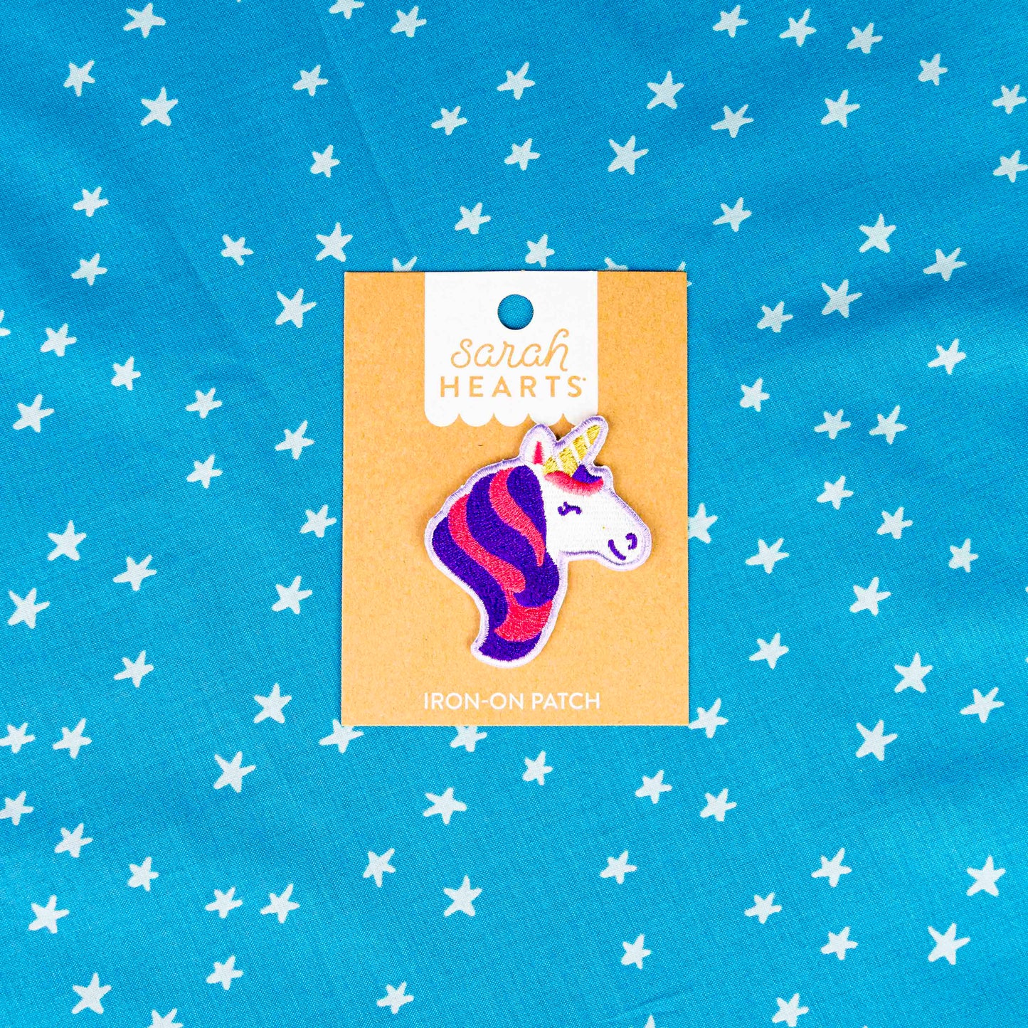 Unicorn Iron-On Patch - Sarah Hearts